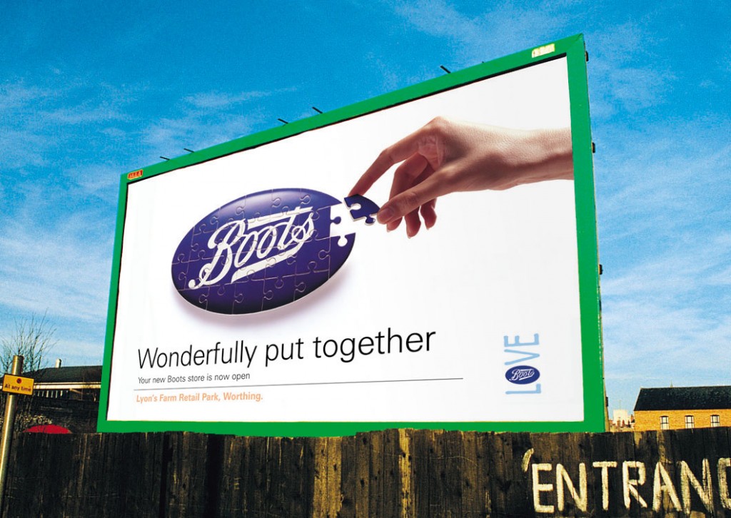 Boots Jigsaw Logo Billboard